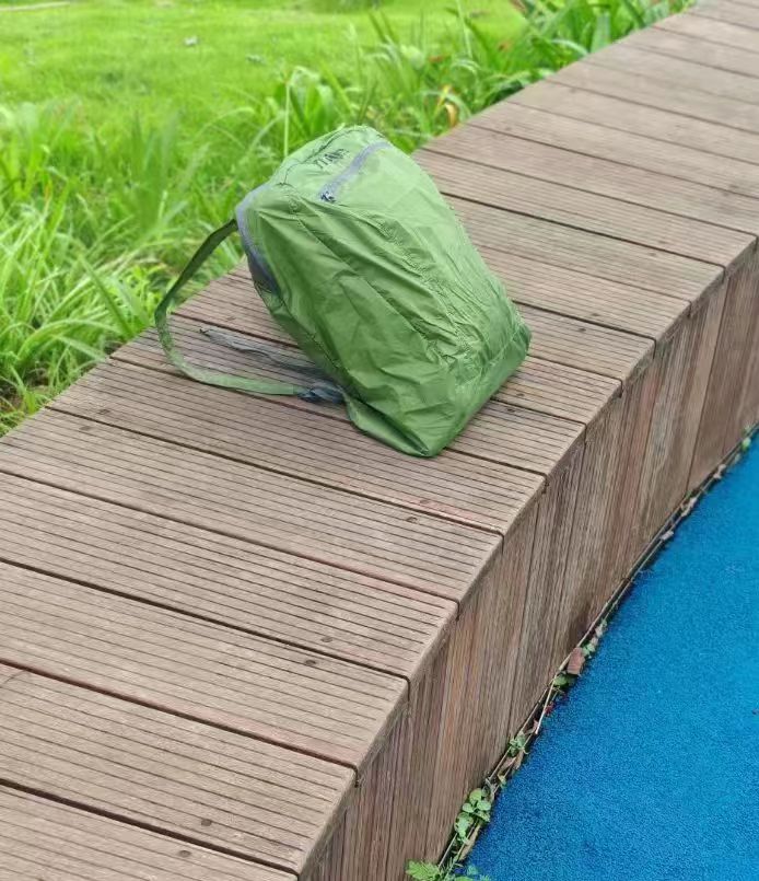 yyhike休闲双肩背户外绿色软包双肩背包