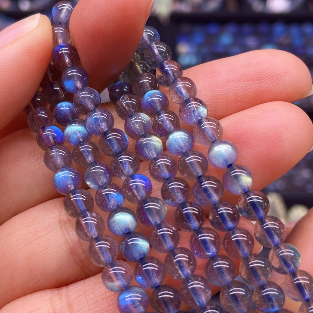 未镶嵌手串长石5.4左右