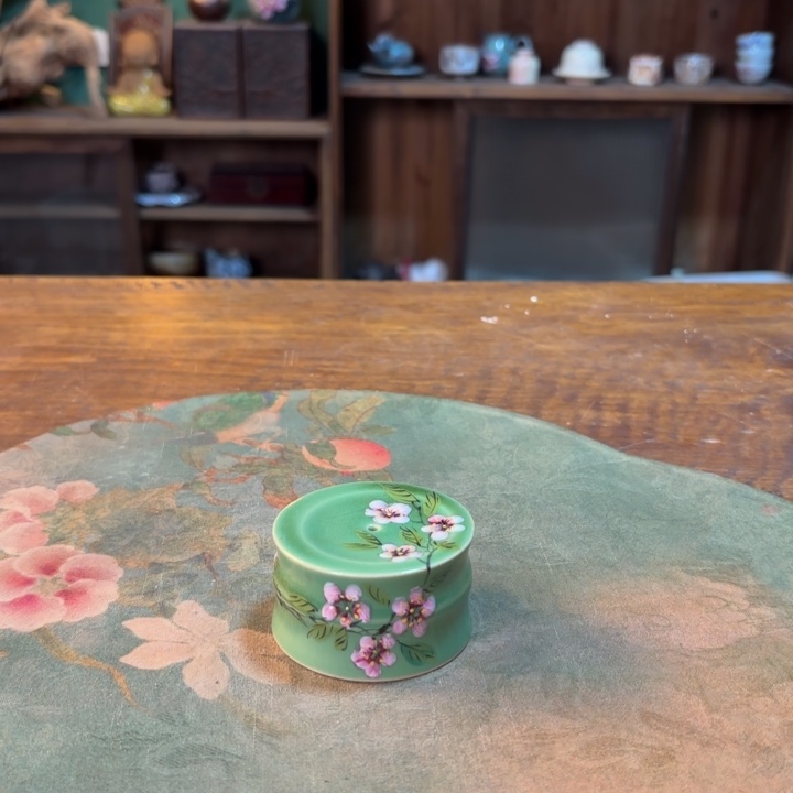 柴烧纯手工手绘陶瓷