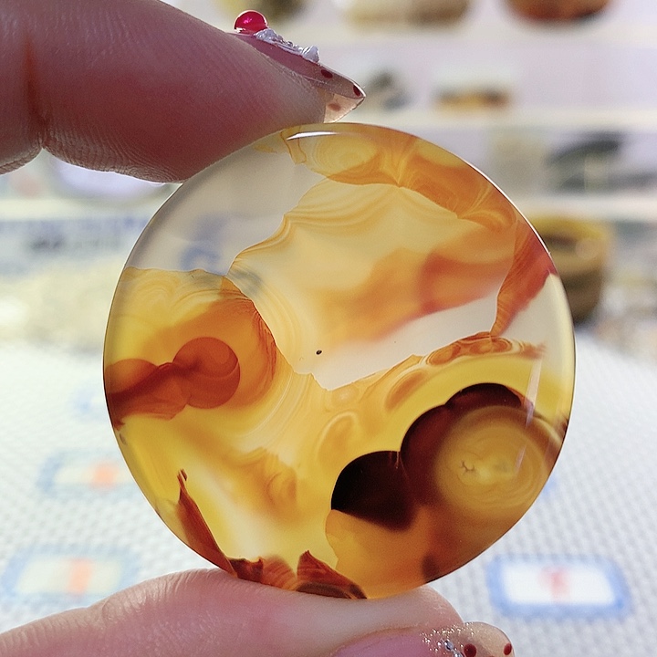 玛瑙/玉髓吊坠未镶嵌