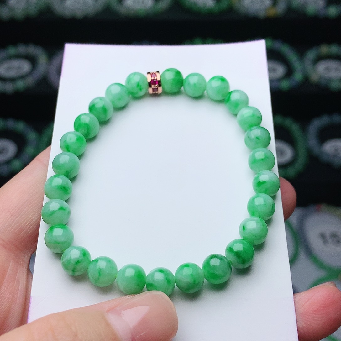 未镶嵌手链翡翠翡翠