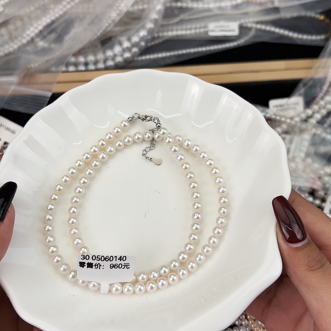 未镶嵌淡水珍珠项链项链