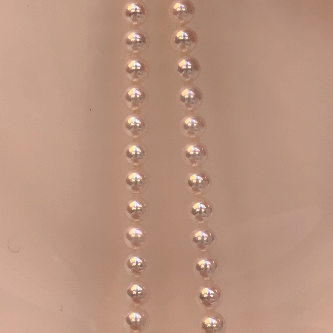 淡水珍珠颈饰银S925镶嵌简*