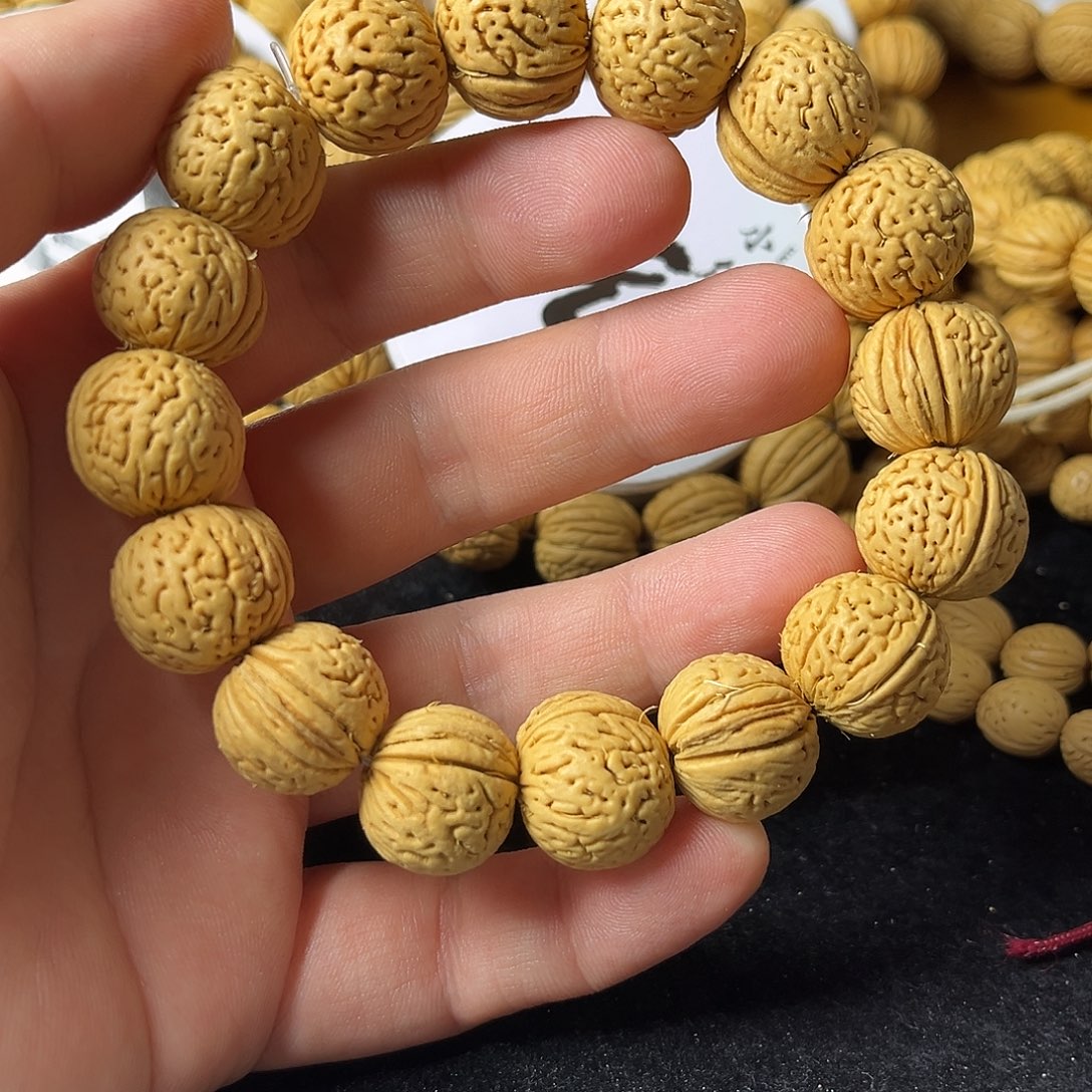 桃核手串18尺寸南瓜