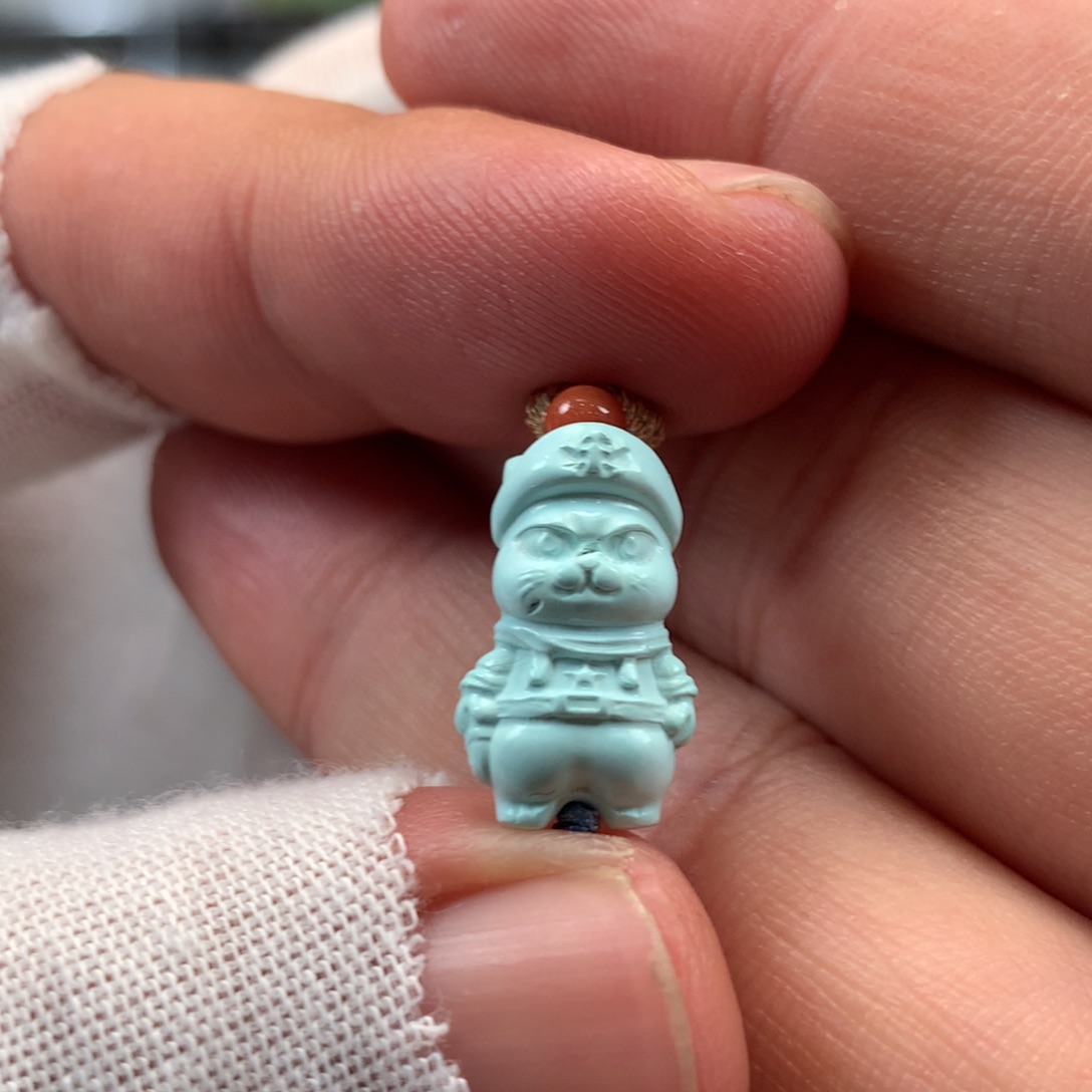 绿松石未镶嵌挂件