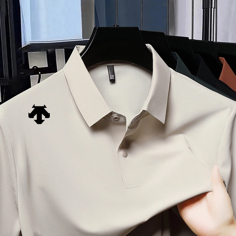 【海外撤柜 正品专卖店】轻奢男士翻领polo衫全无痕舒适百搭短袖T恤