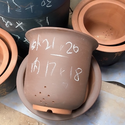紫砂花盆高金钟盆一只