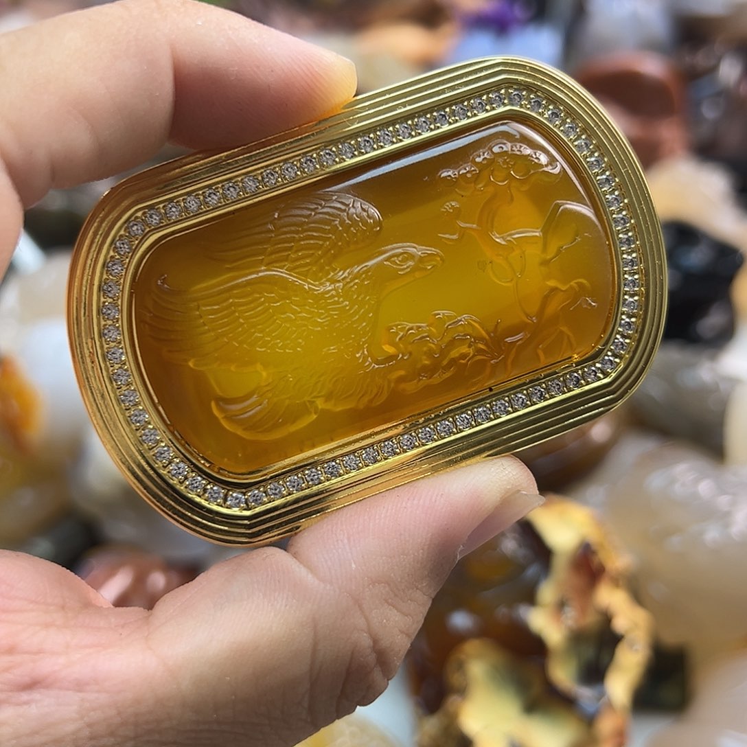 玛瑙/玉髓未镶嵌颈饰