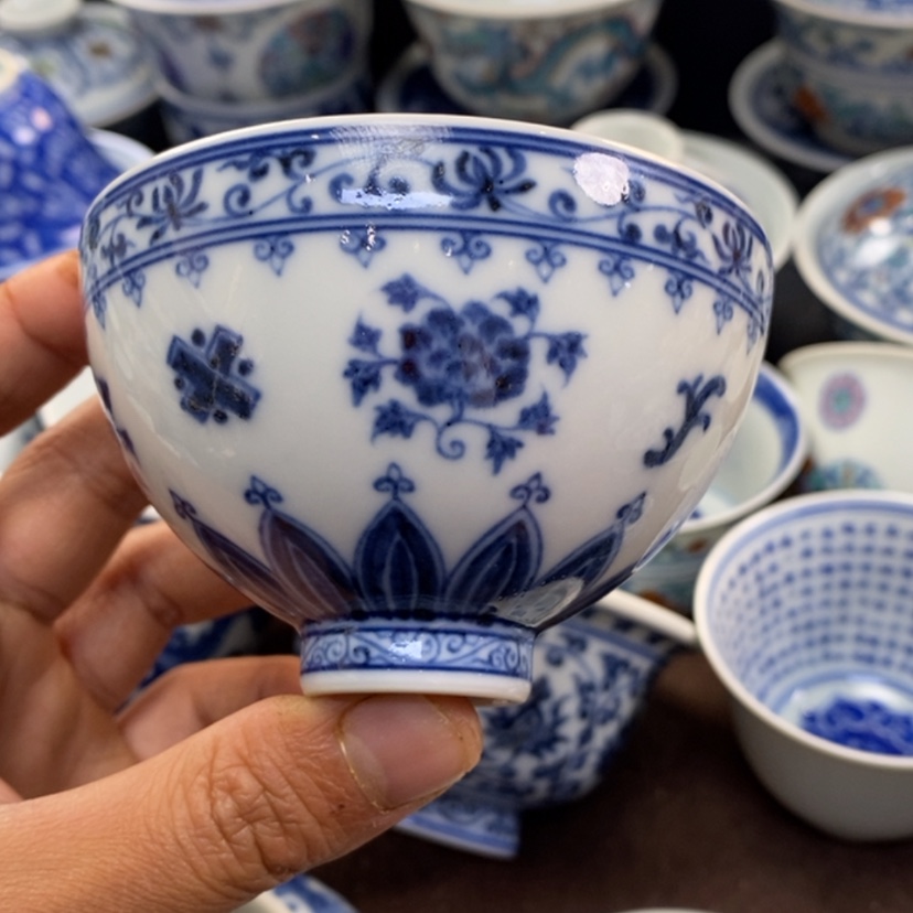 【闪购商品】景德镇青花主人杯