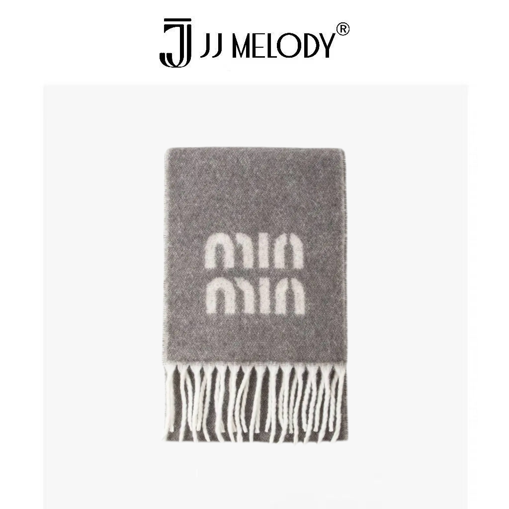 JJ Melody【缪小姐】DP-1026 马海毛时尚百搭秋冬韩版双面围巾  Y 