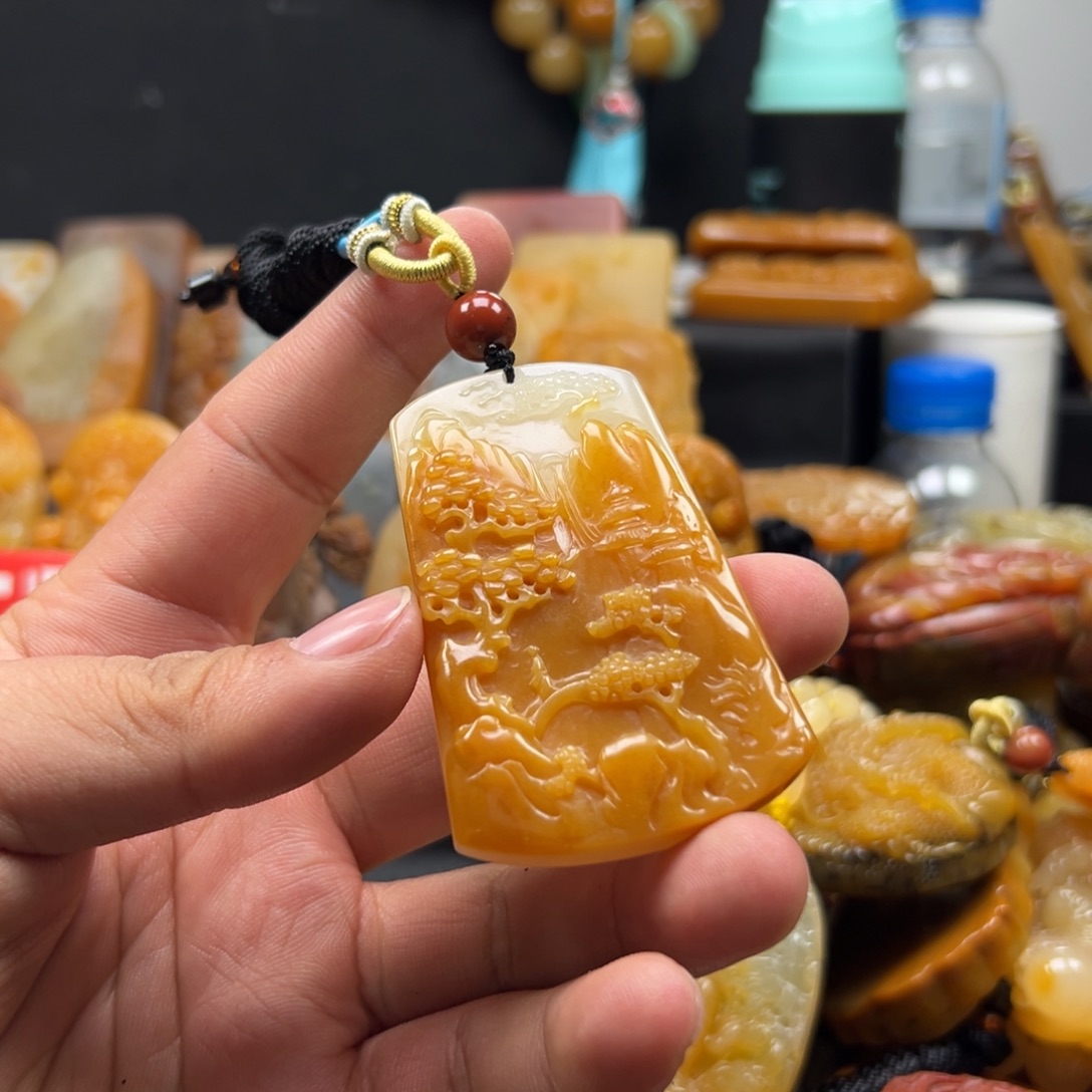 石英质玉（黄龙玉）未镶嵌多选一发货