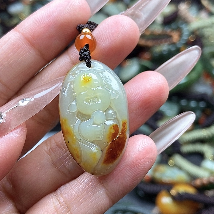 和田玉颈饰未镶嵌