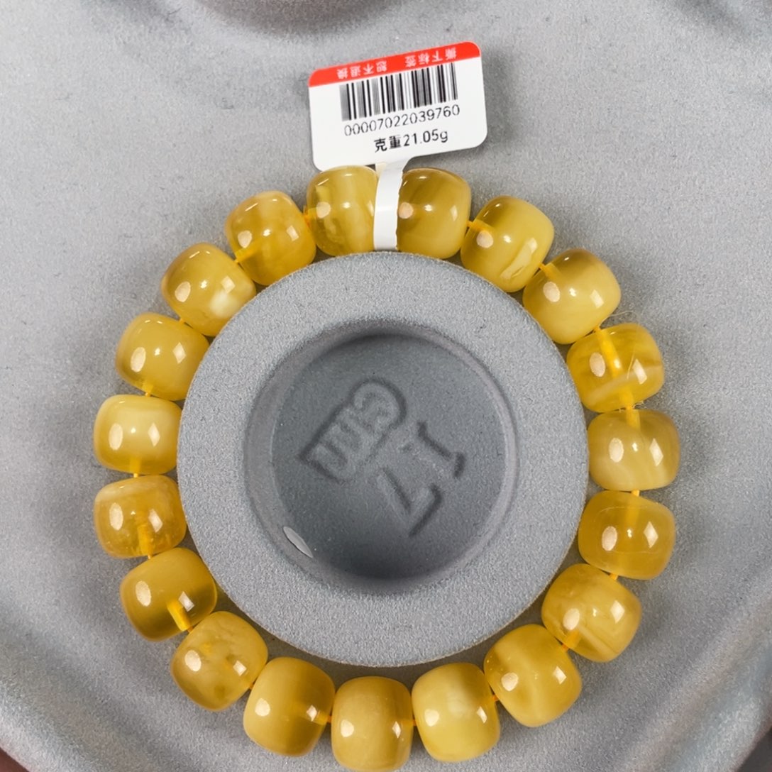 未镶嵌蜜蜡手链金绞蜜老型手链