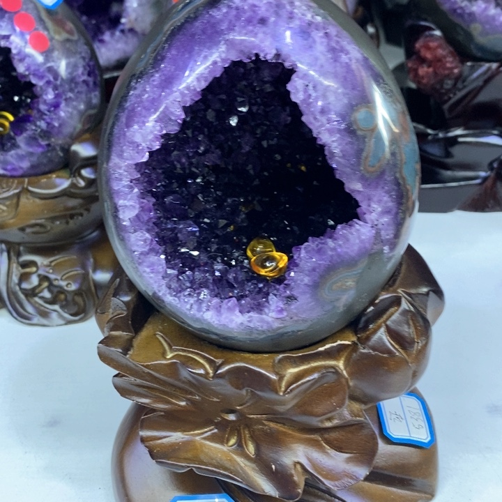 紫晶摆件未镶嵌莹