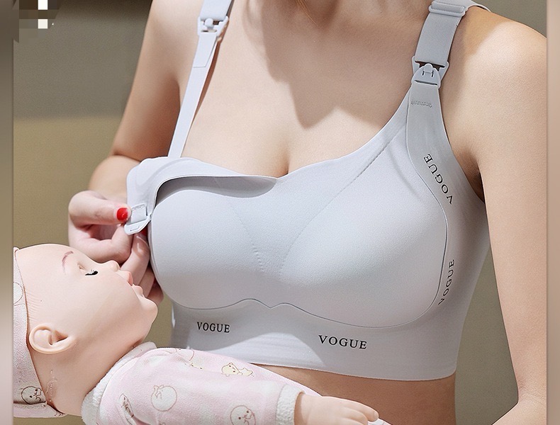 孕妇内衣女士孕期哺乳期大码防下垂文胸产后喂奶专用胸罩大胸显小