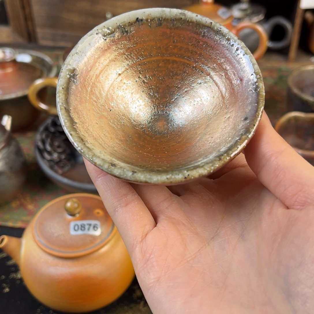 杯宇*柴烧茶器主人杯