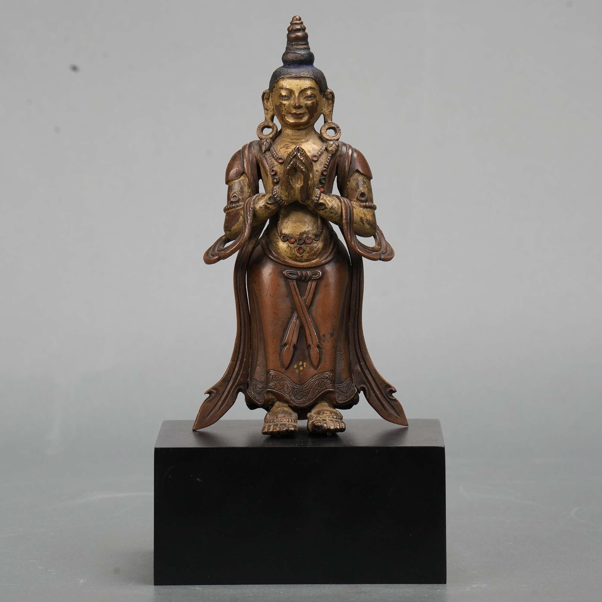 LOT 021508 清中期 菩萨立像【古董拍卖】
