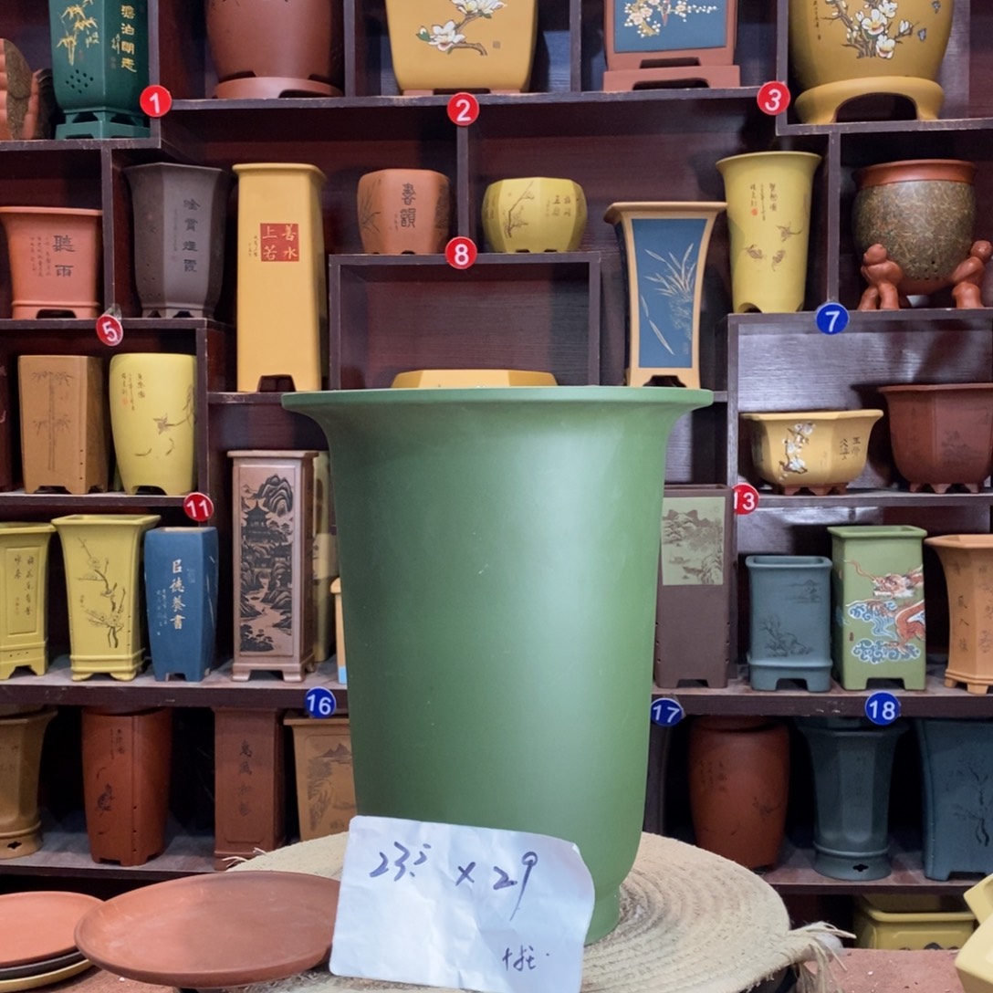 紫砂艺术紫砂花盆