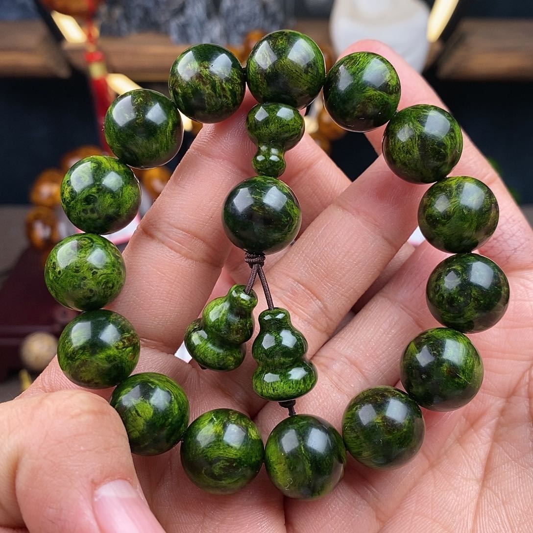 松木（琥珀木）手串/手链翡****种1.5