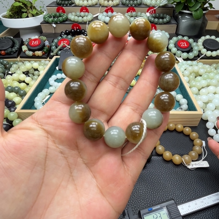 和田玉未镶嵌手链14