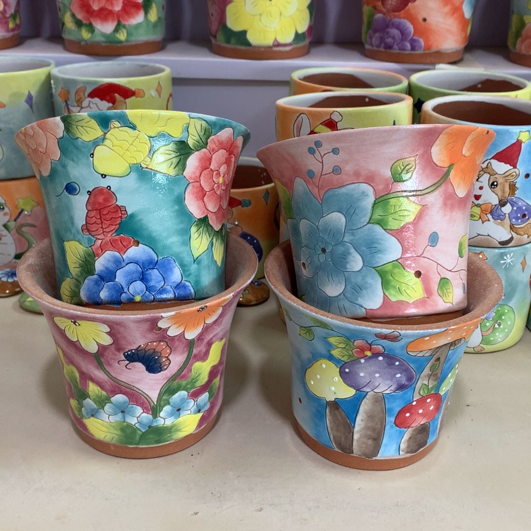 福利正品红陶花盆