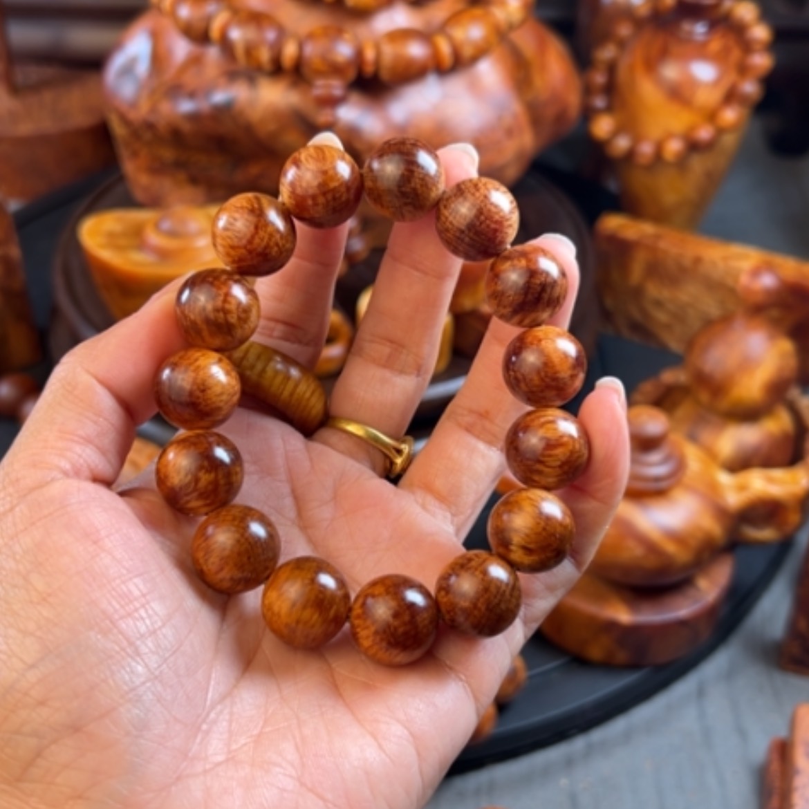 【闪购商品】松木（琥珀木）手串/手链景*