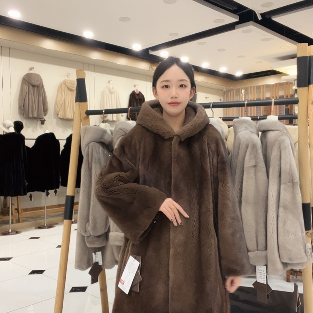 1628帽款九十长咖色