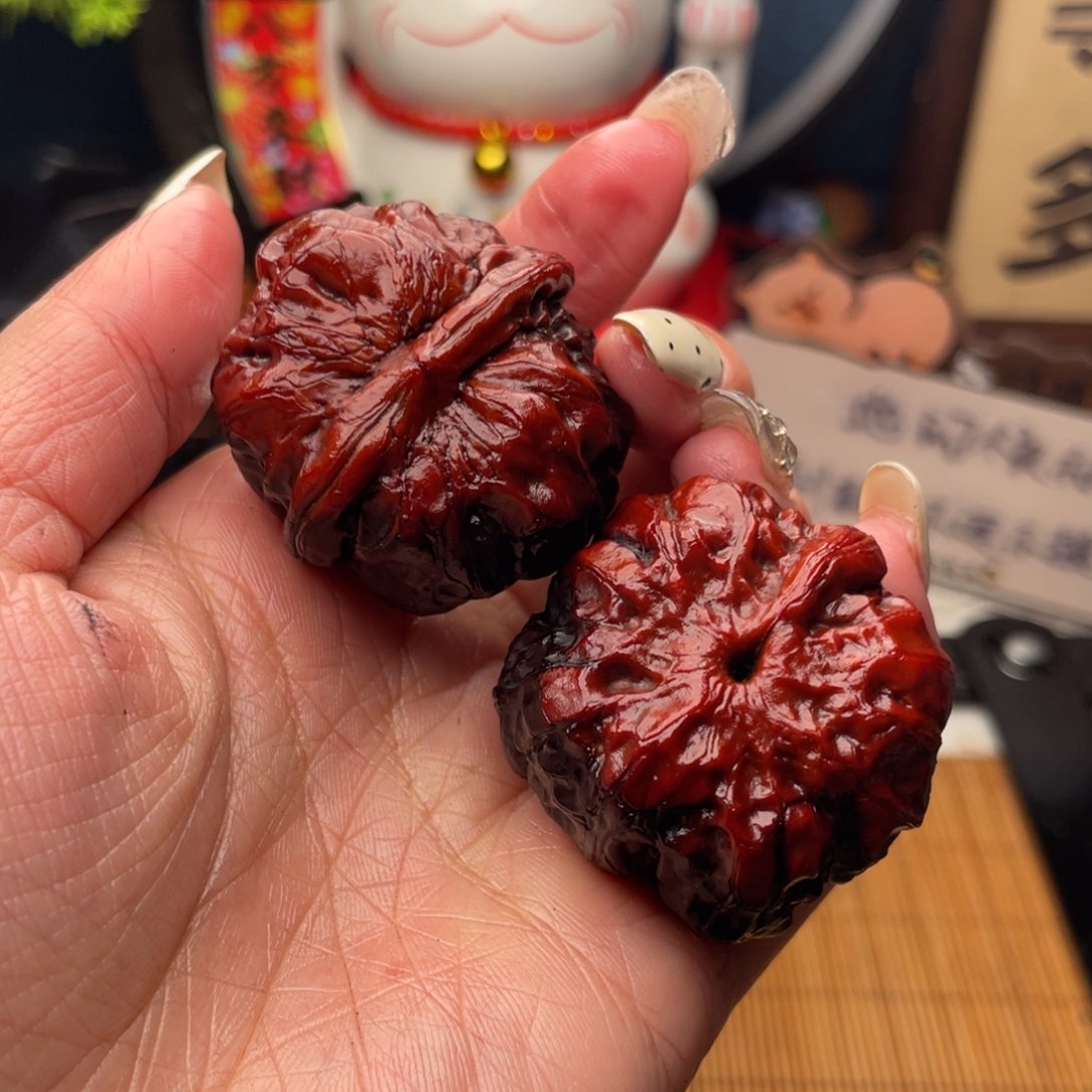 吊坠文玩核桃一帆风顺