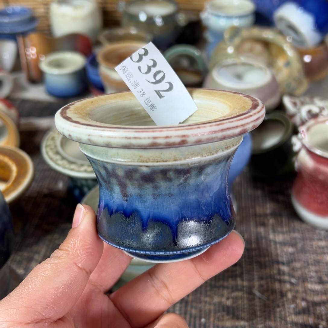 红陶景德镇手工花盆