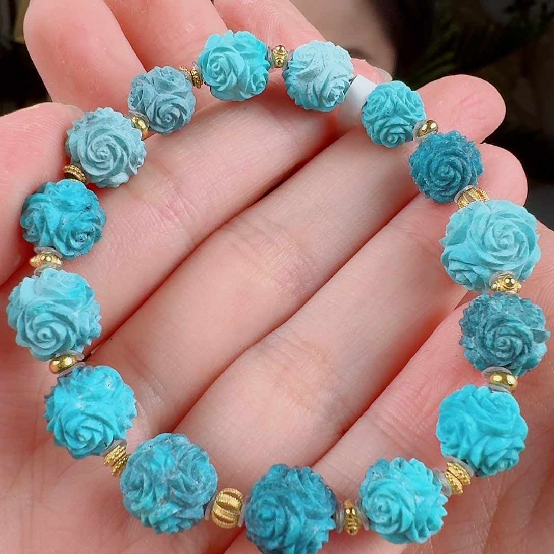 绿松石珠宝奇石未镶嵌