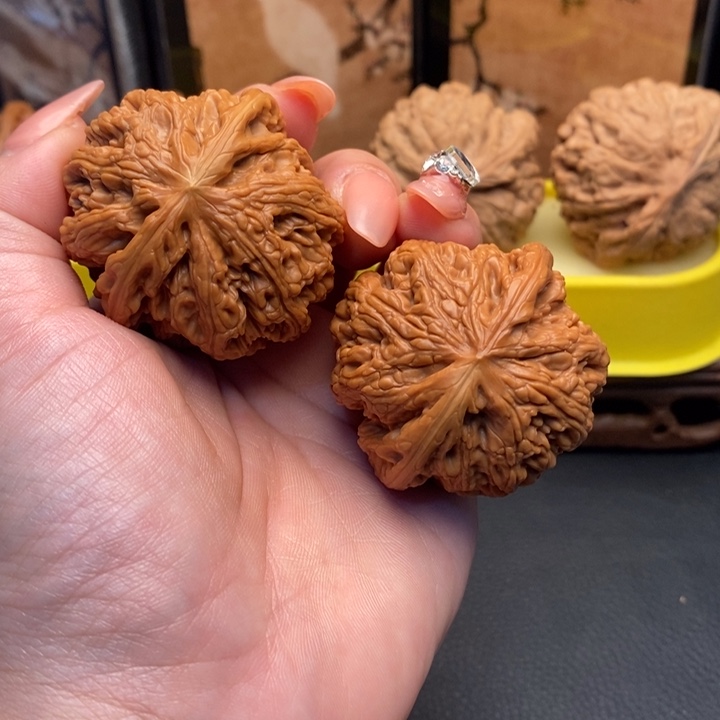 把件文玩核桃090球筋45