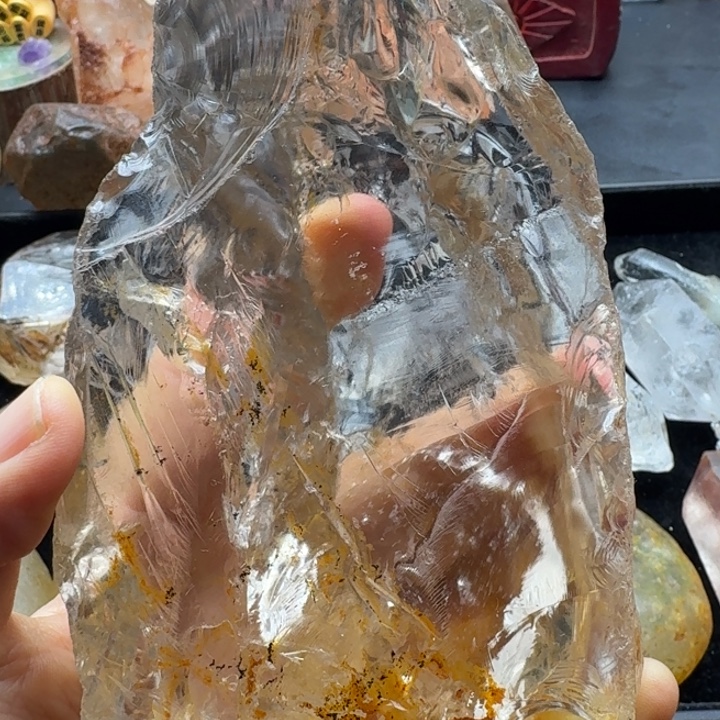 心***圆石材水晶原石福利