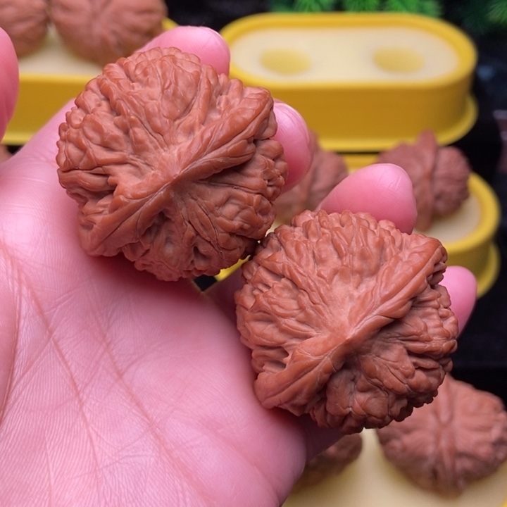 吊坠文玩核桃莲花41.5全品