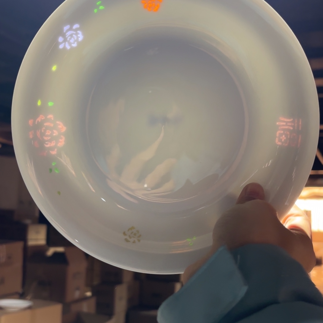 玉瓷景德镇陶瓷两只微瑕