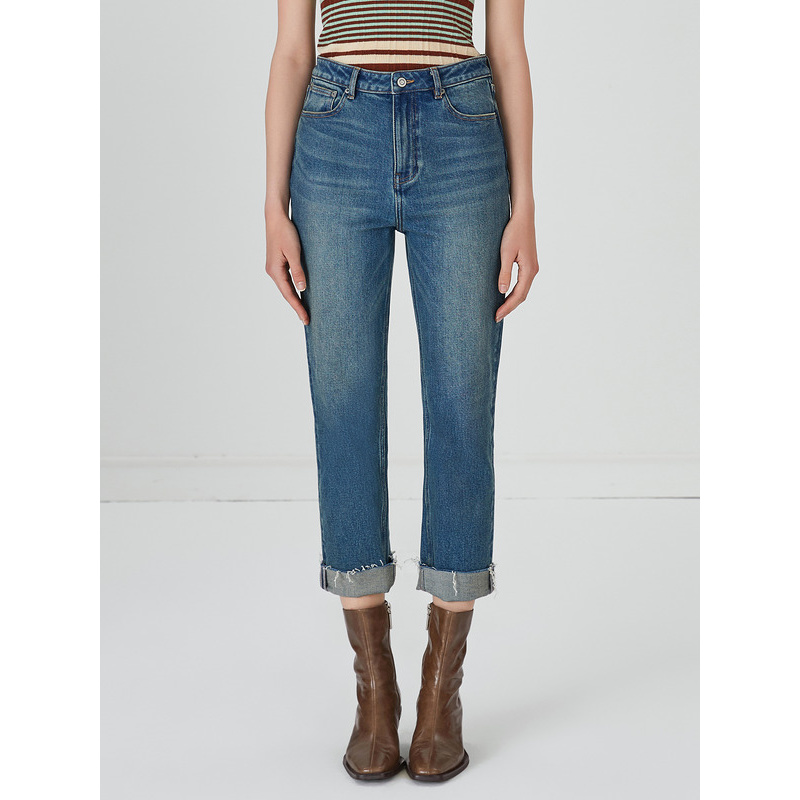 【丽公主专属】莱芙·艾迪儿牛仔裤（水洗产品）1E3K77109