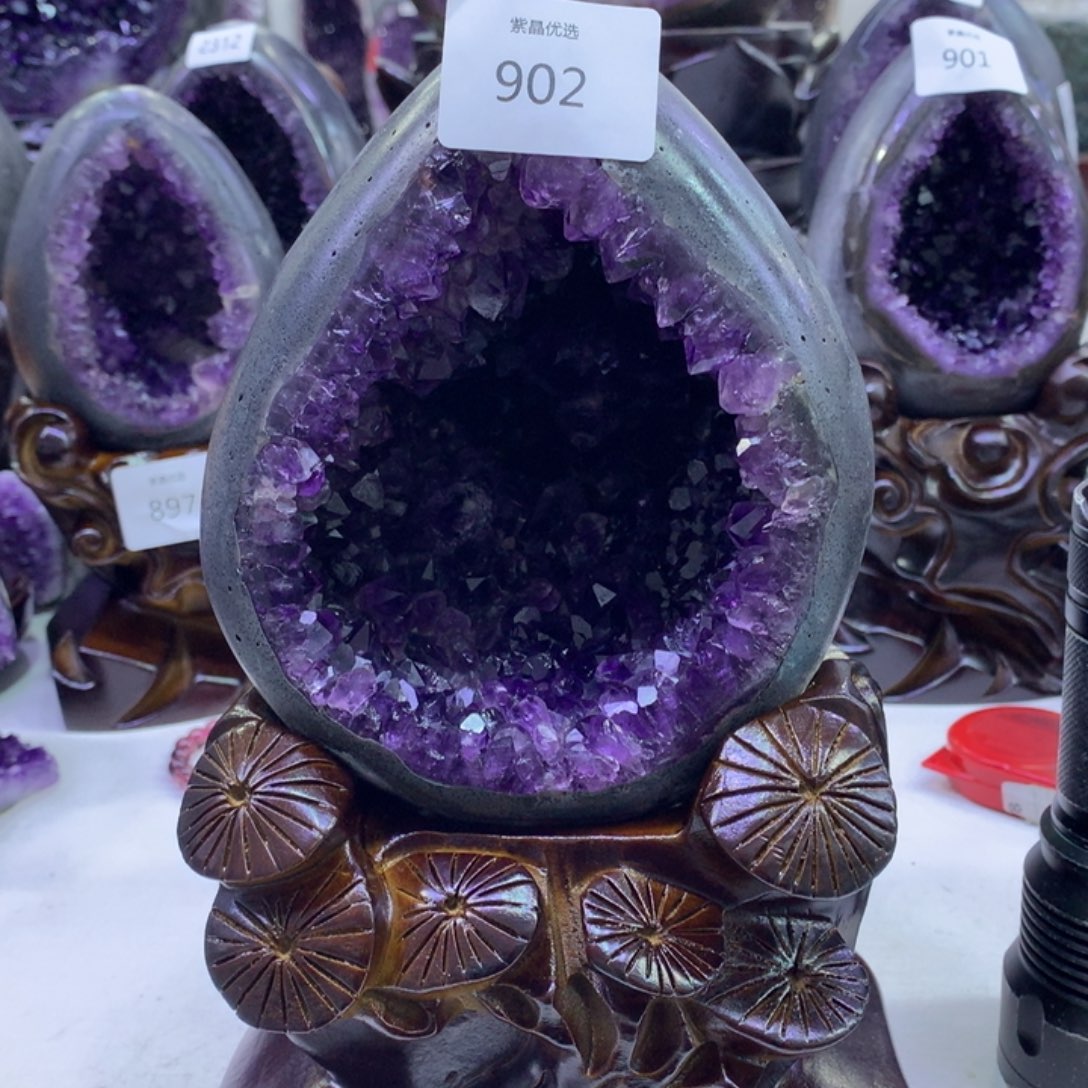 水晶紫水晶未镶嵌902