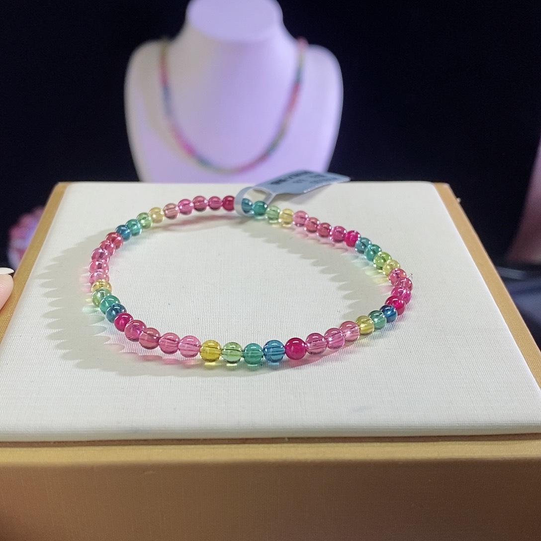 碧玺手链未镶嵌色标