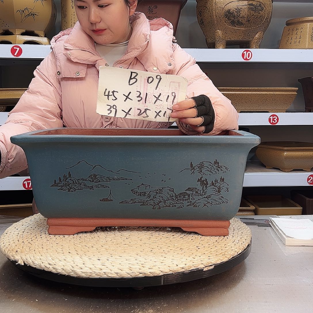 紫砂花盆紫砂花盆