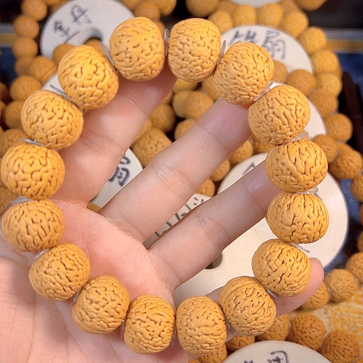 手串桃核白月光桃核手串