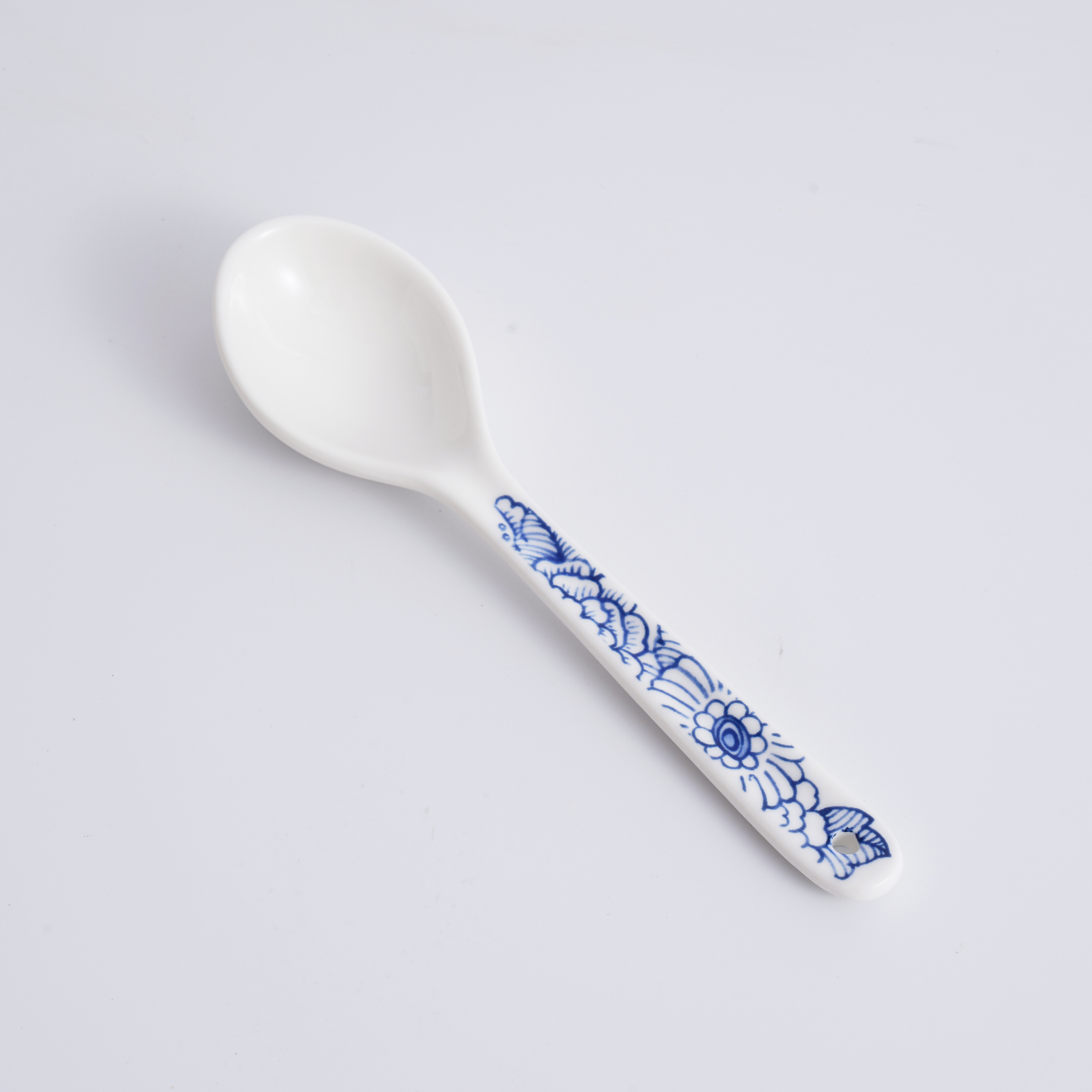 【一切美好】《揽色》 18.5cm 直身长汤勺 高温釉中