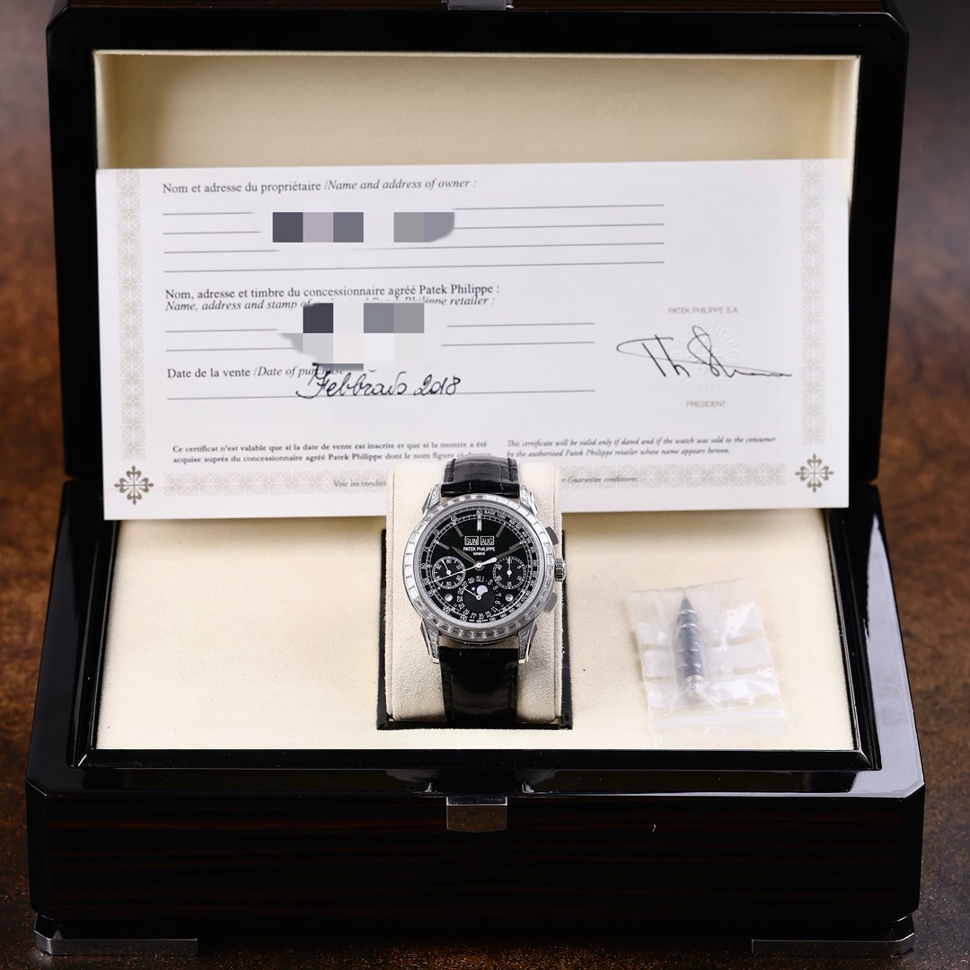 95新 Patek Philippe/百达翡丽 5271P 镶嵌58颗钻石 2018年保卡