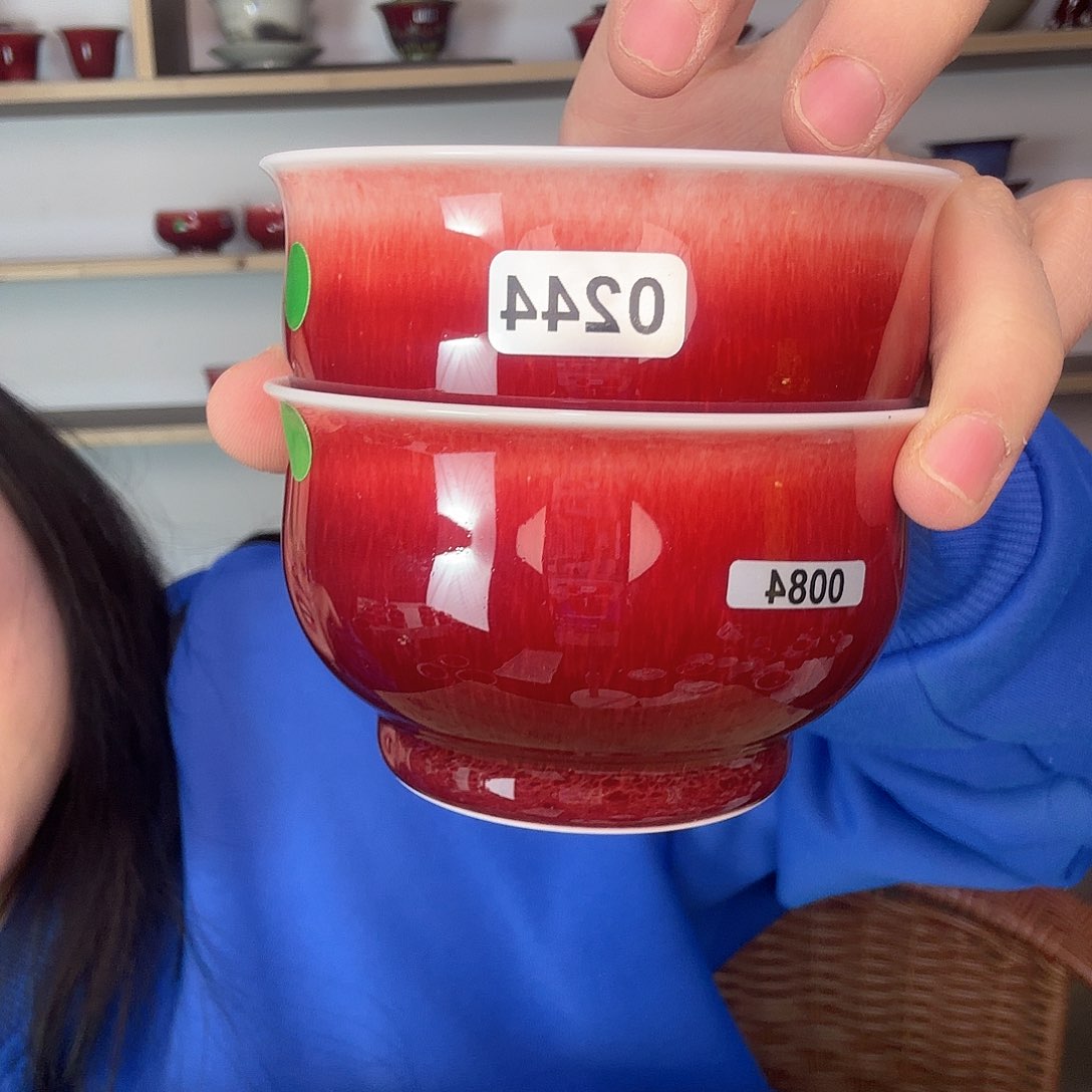 碗景德镇郎红陶瓷