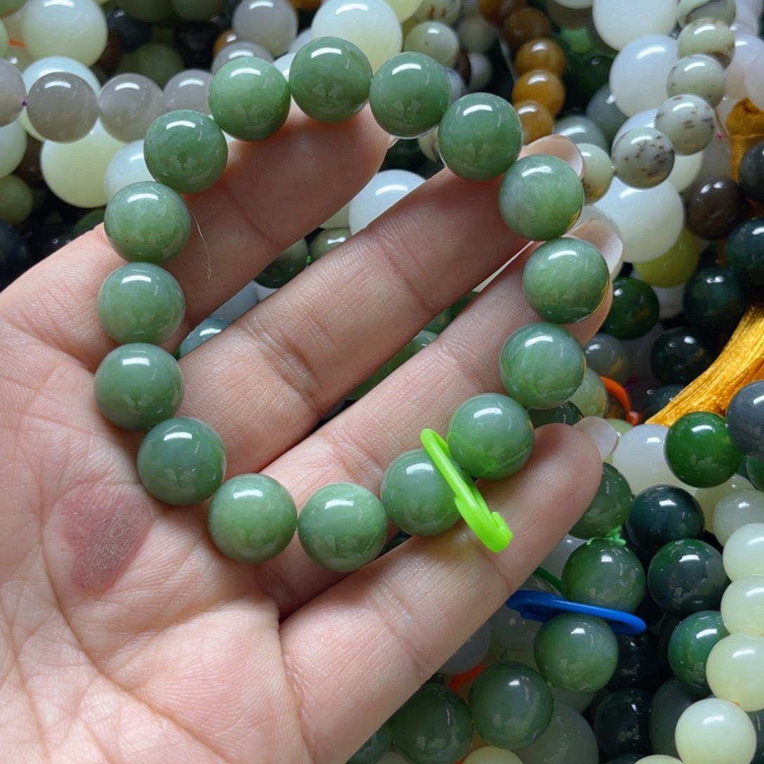 和田玉手链未镶嵌