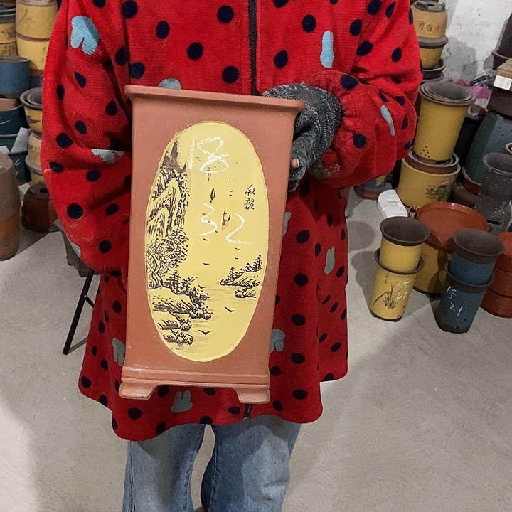 紫砂花盆紫砂花盆