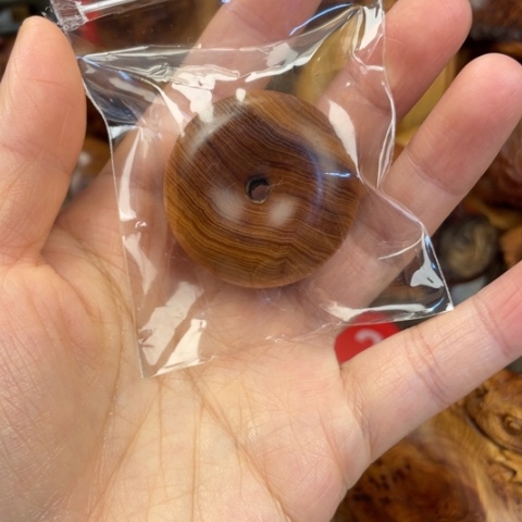 【闪购商品】柏木（崖柏）正宗太行陈化黑油平安扣