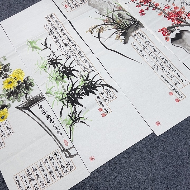 国画手绘国画作品