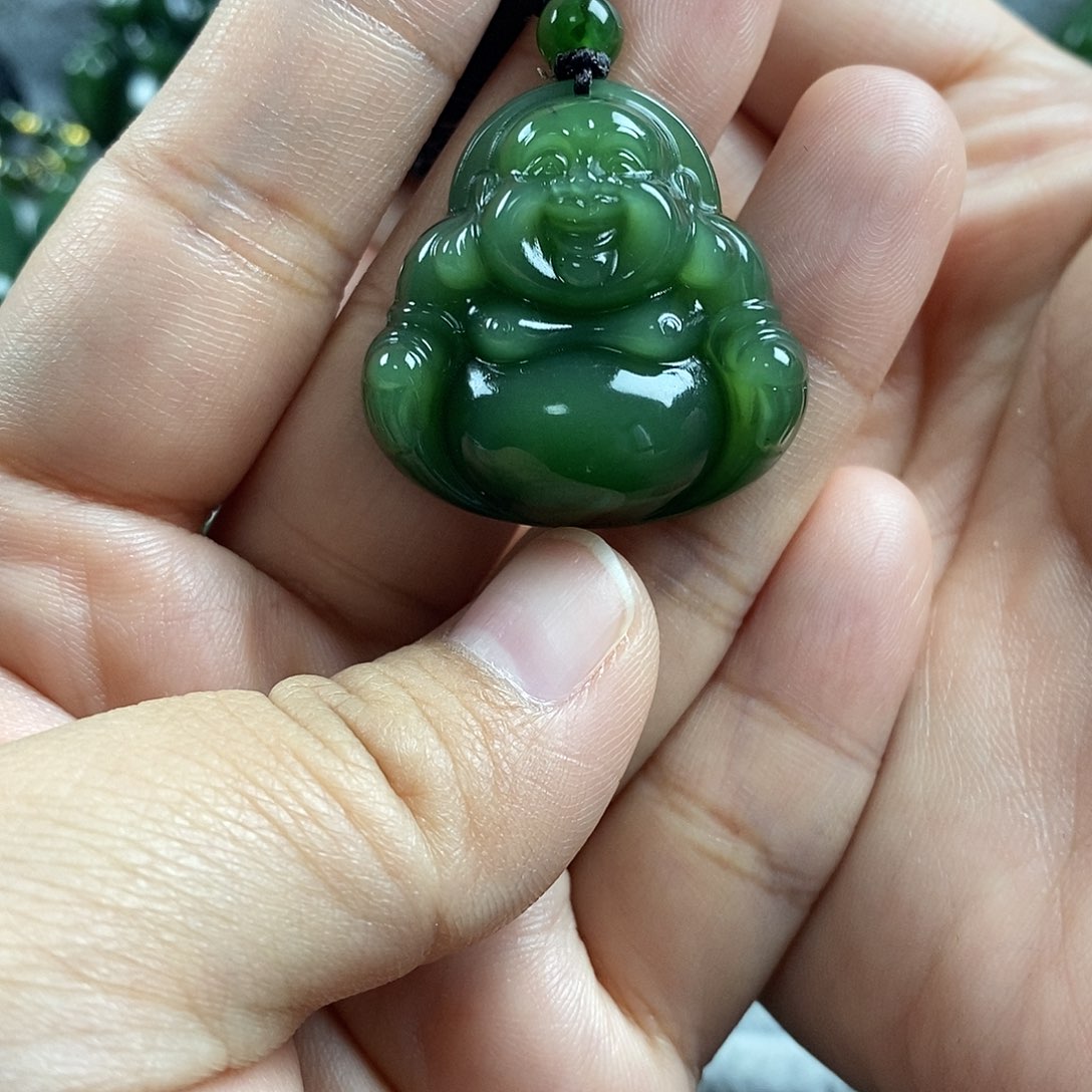 和田玉（碧玉）未镶嵌颈饰30