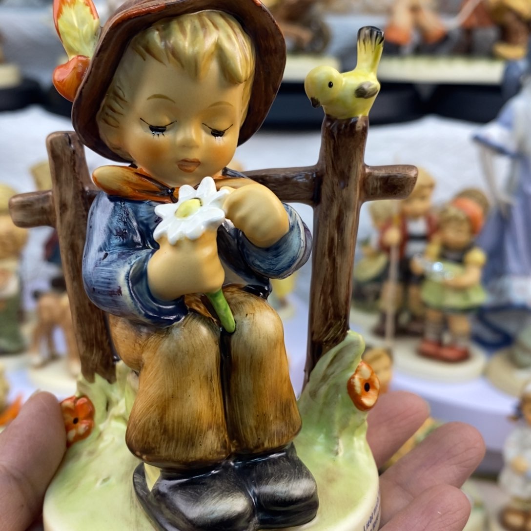 瓷片欧美中古美物摆件