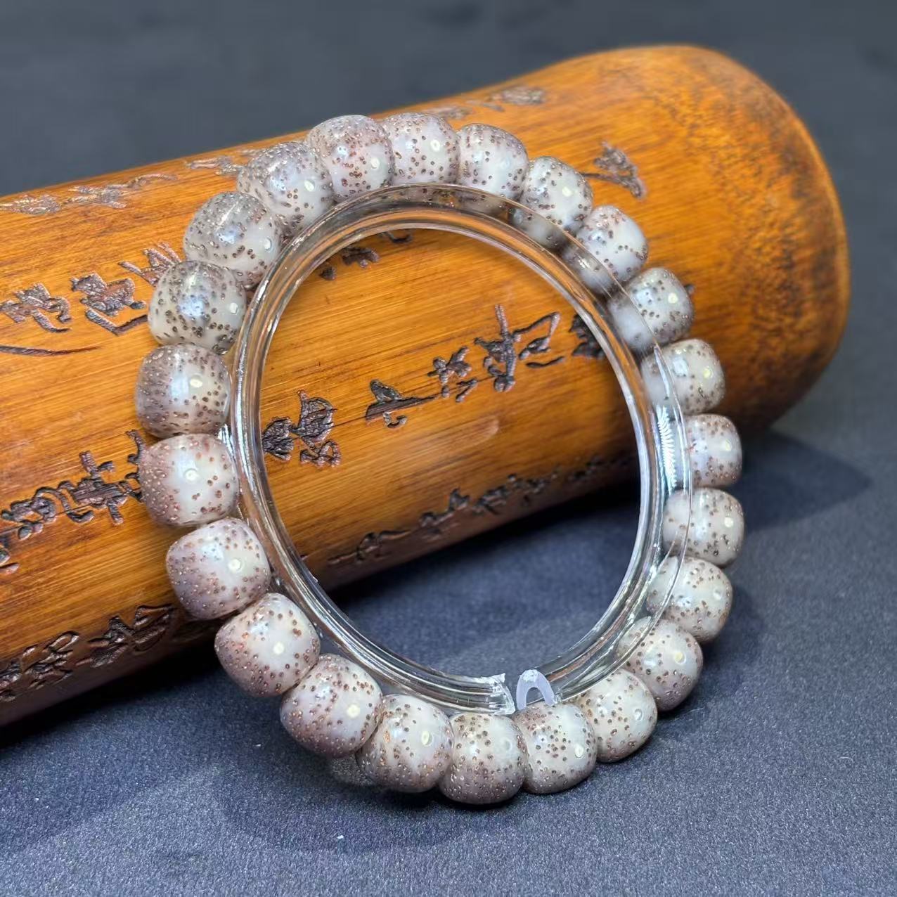 【刘云天专属】L2900星月菩提黑冰手串 10mm