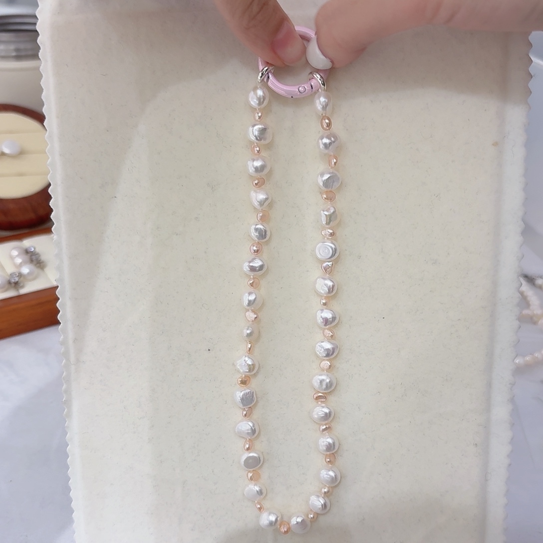 手机链淡水珍珠未镶嵌